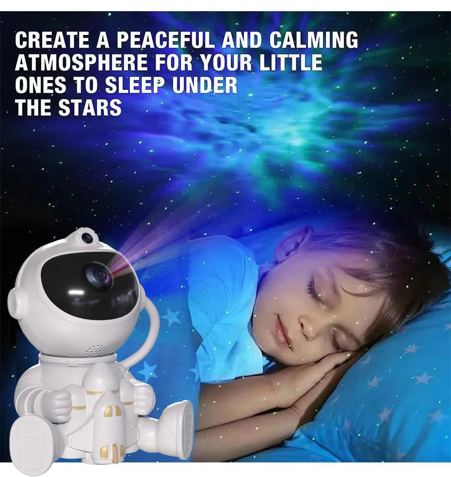 LED Astronaut Galaxy star Projector!