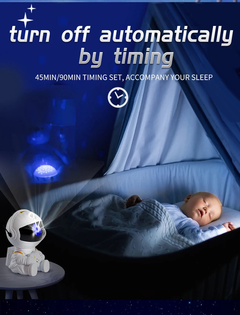 LED Astronaut Galaxy Starry Sky Projector