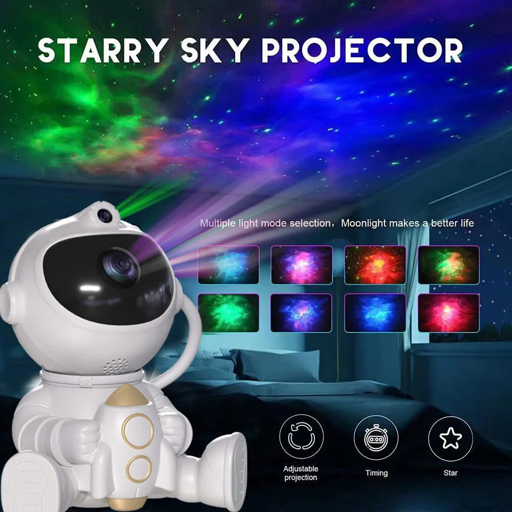 LED Astronaut Galaxy star Projector!