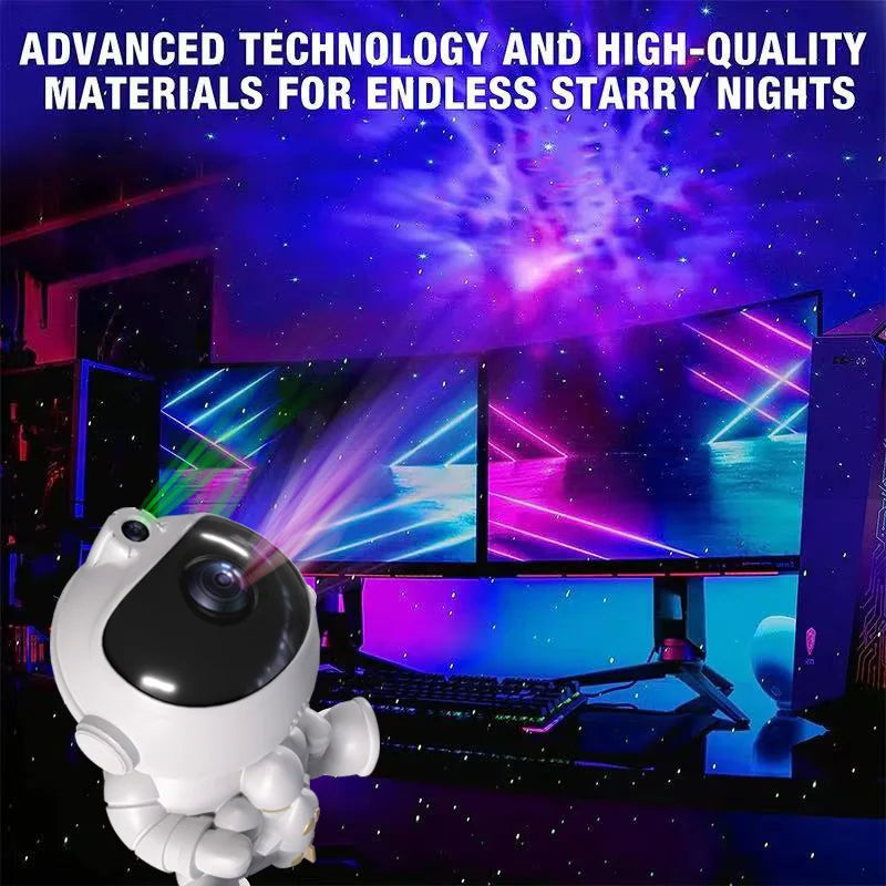 LED Astronaut Galaxy star Projector!