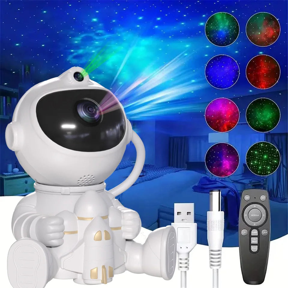 LED Astronaut Galaxy star Projector!