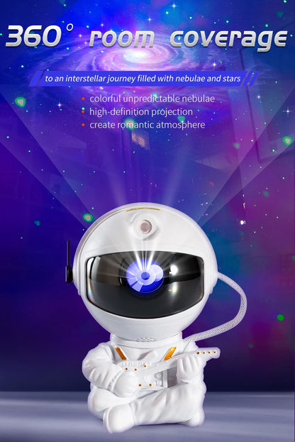 LED Astronaut Galaxy Starry Sky Projector