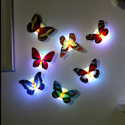 Creative Colorful Luminous Butterfly Night Lights