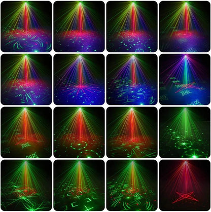 DJ Disco Stage Party Lights Laser Light Sound Activated Projector